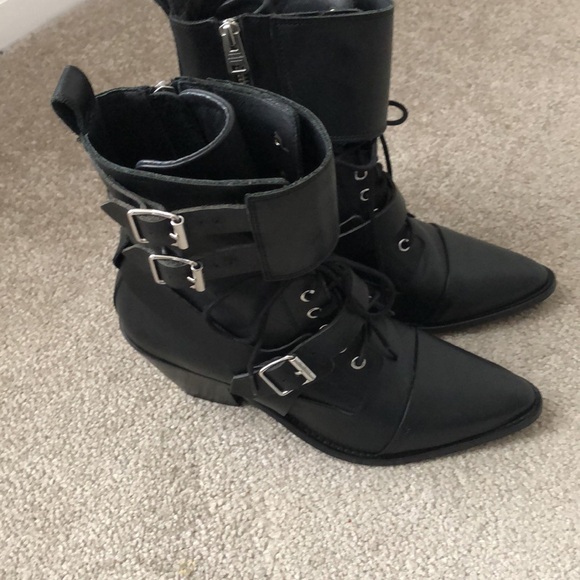 AllSaints Leather Boots - Picture 2 of 10